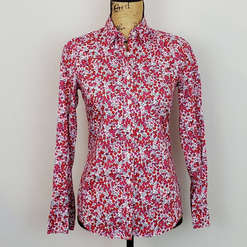 J.Crew X Liberty Of London Button Down Sz 00